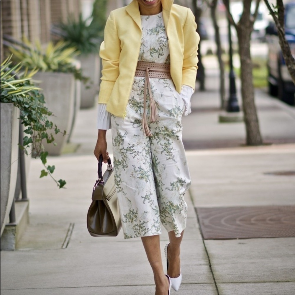 Antonio Melani floral printed sleeveless jumpsuit